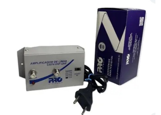 Amplificador Para Tv Digital 30db Proeletronic Vhf/uhf - PROELETETRONIC